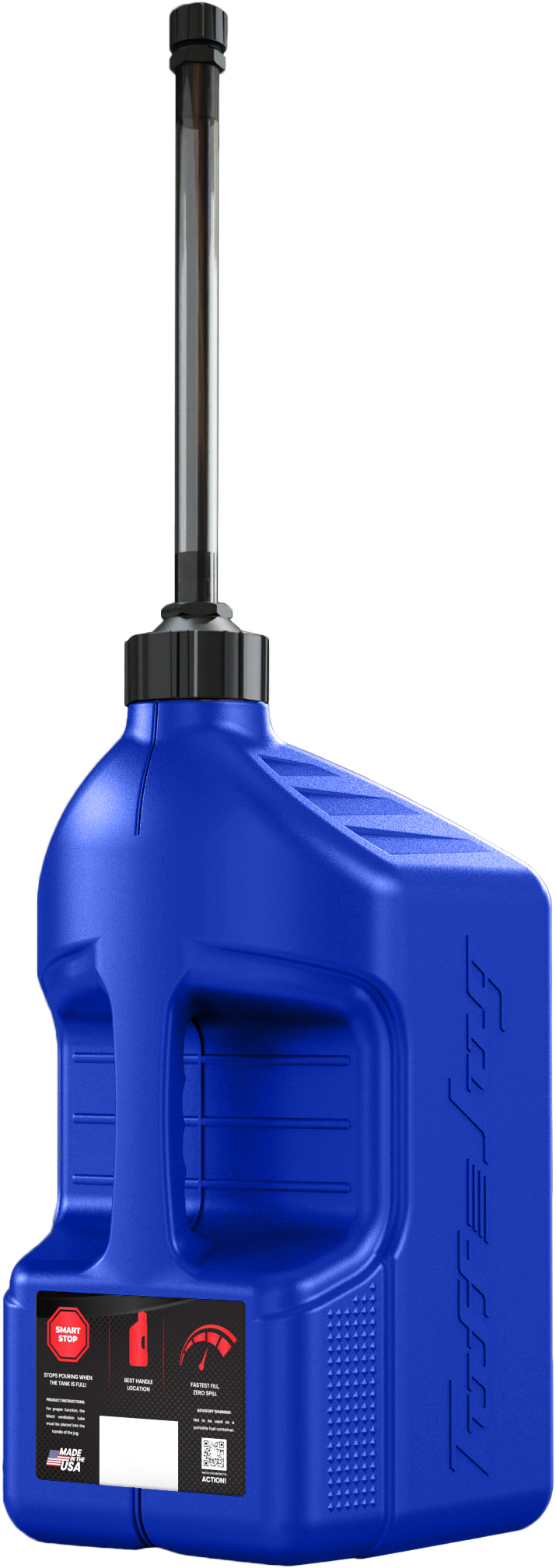 Tuff JUG Utility Container Blue w/ Autostop Spout 5 GAL (BUASVS20)