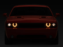 Load image into Gallery viewer, Raxiom 08-14 Dodge Challenger Halo Projctr Headlights w/Sequential Turn Signals-Blk Hsng(Clear Lens)