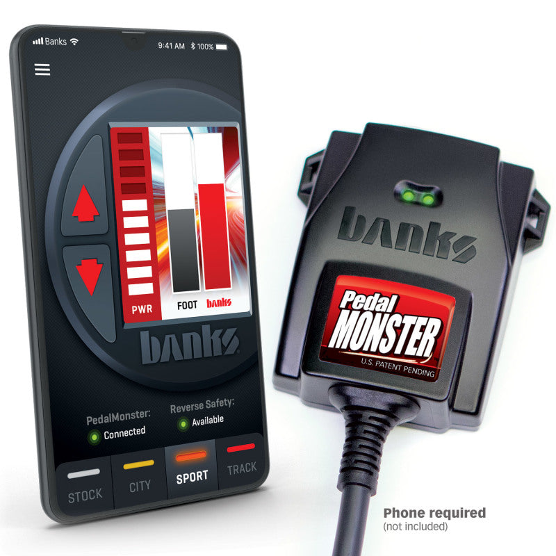 Kit de pedal de potencia Monster de Banks (independiente) - Molex MX64 - 6 vías - Para usar con teléfono