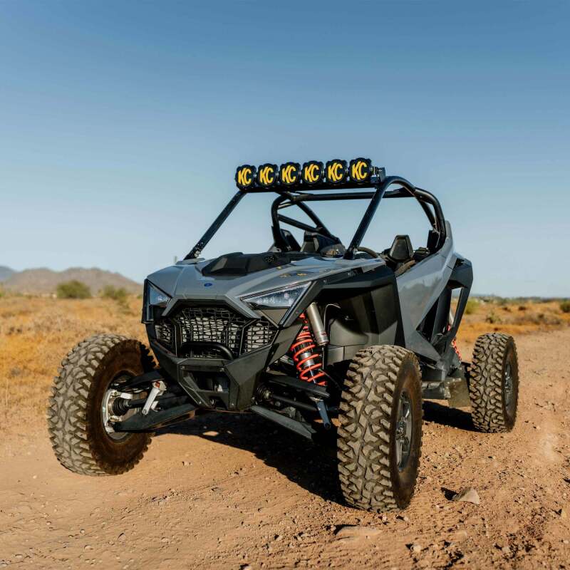 KC HiLiTES 39in. Pro6 Gravity LED 6-Light 120w Combo Beam Light Bar — Fits 2022-2024 Polaris RZR Pro R
