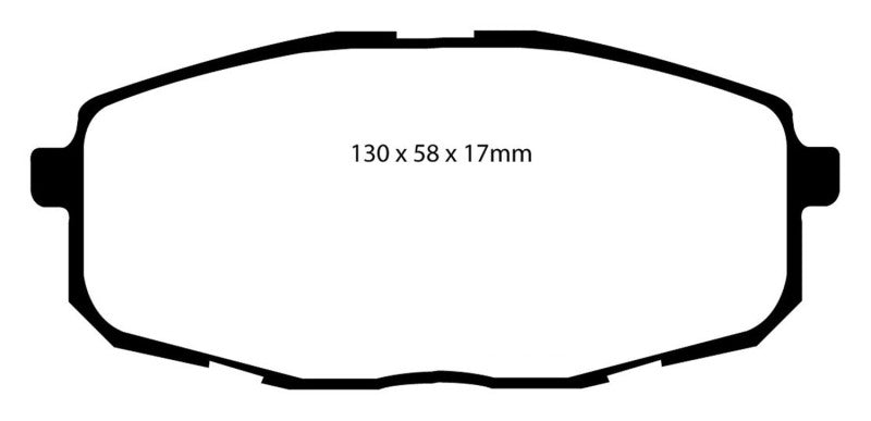 EBC 09-12 Hyundai Elantra 2.0 Touring Greenstuff Front Brake Pads