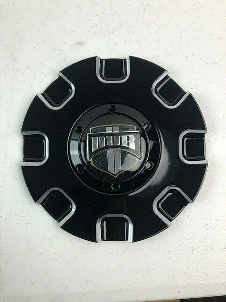 DUB STACKS CAP-GLOSS BLACK MILLED