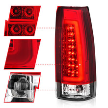 Cargar imagen en el visor de la galería, ANZO 1999-2000 Cadillac Escalade LED Taillights Chrome Housing Red/Clear Lens Pair