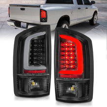 Cargar imagen en el visor de la galería, ANZO 2002-2006 Dodge  Ram 1500 LED Tail Lights w/ Light Bar Black Housing Clear Lens