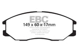 EBC 08-10 Kia Sorento 3.3 Greenstuff Front Brake Pads