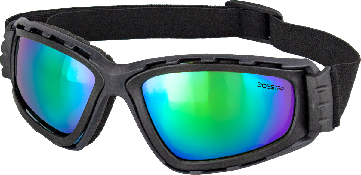 Bobster Freedive Goggles M BLK Gray w/BLU/GRN Reflc (BFD002)