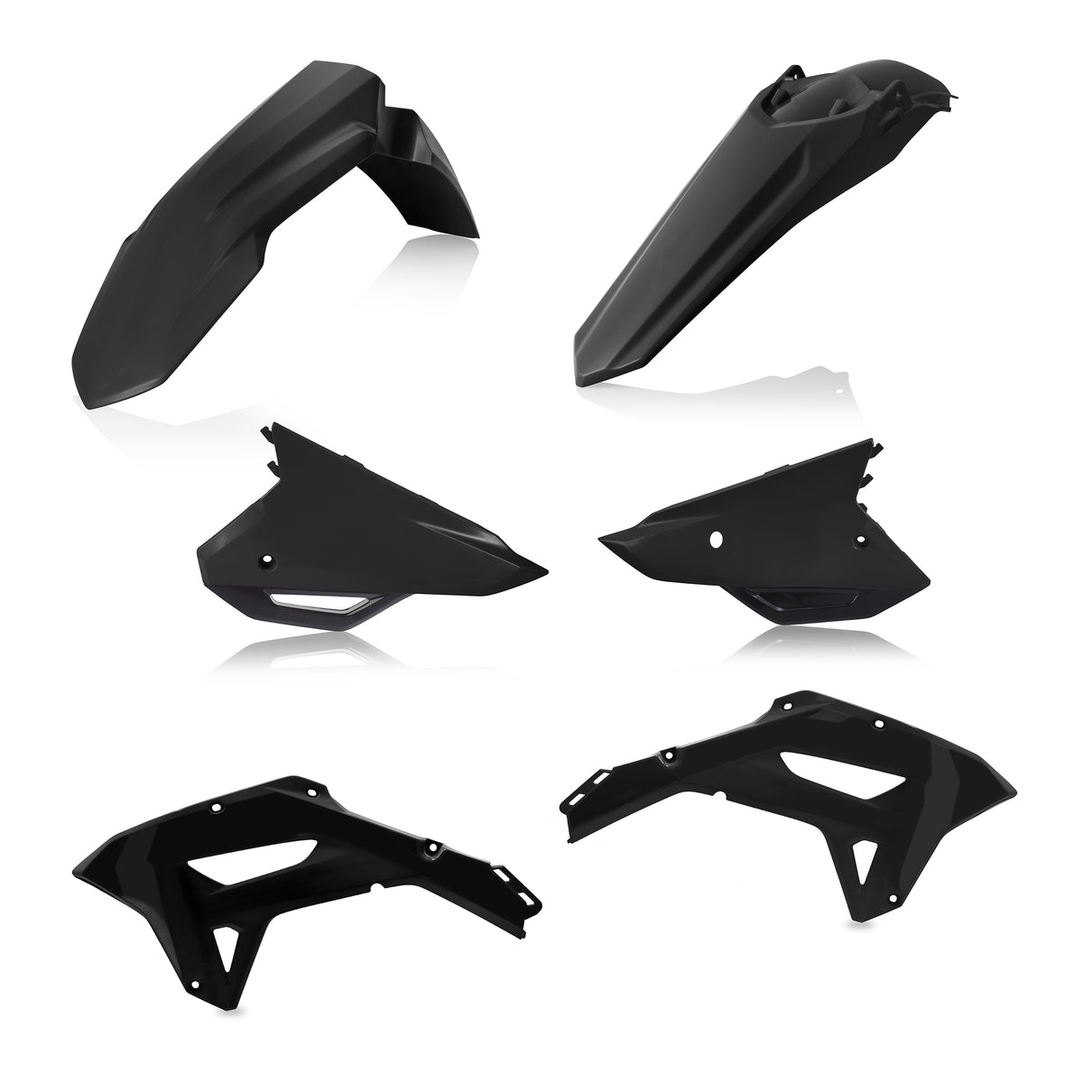 Acerbis Plastic KIT HON Black (2861790001)