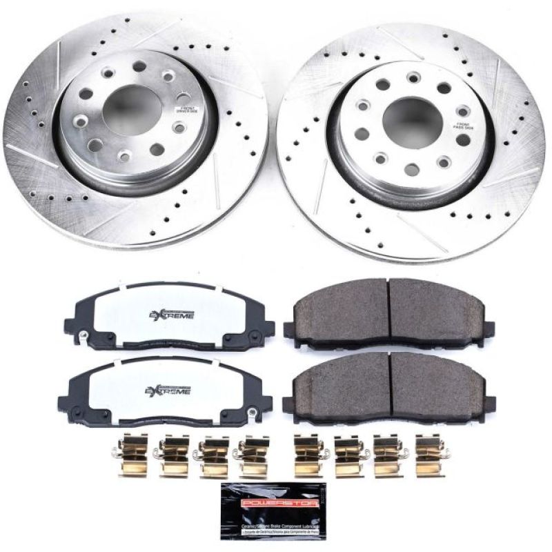 Kit de freno delantero para camioneta y remolque Power Stop 18-19 Jeep Wrangler Z36