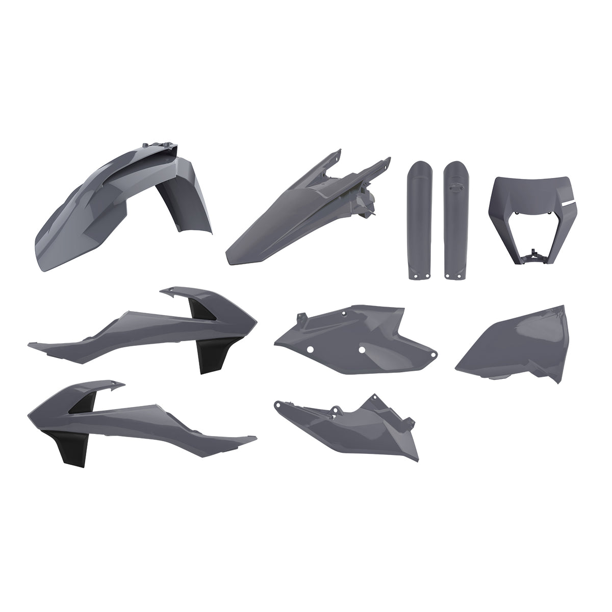 Polisport Enduro KIT with Mask Nardo Grey KTM (90889)