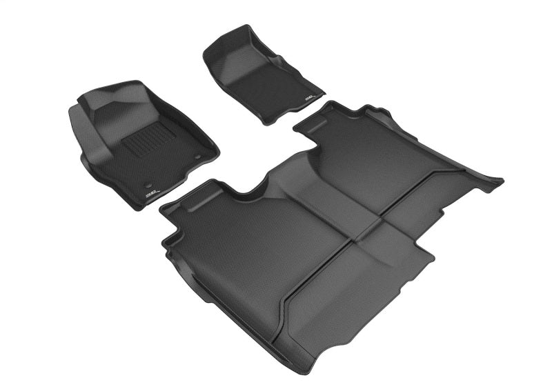 3D MAXpider 19-26 GMC Sierra Crew Cab Kagu Black Full Set