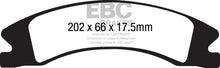 Cargar imagen en el visor de la galería, EBC 15+ Cadillac Escalade Ext/Esv 6.2 2WD Extra Duty Front Brake Pads