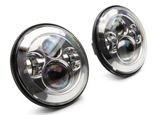 Cargar imagen en el visor de la galería, Raxiom 97-18 Jeep Wrangler TJ/JK Axial Series LED Daymaker Headlights- Chrome Housing (Clear Lens)