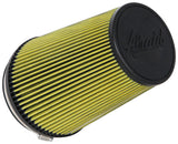 Airaid Universal Air Filter - Cone 6in Flange x 7-1/4in Base x 5in Top x 9in Height - Synthaflow