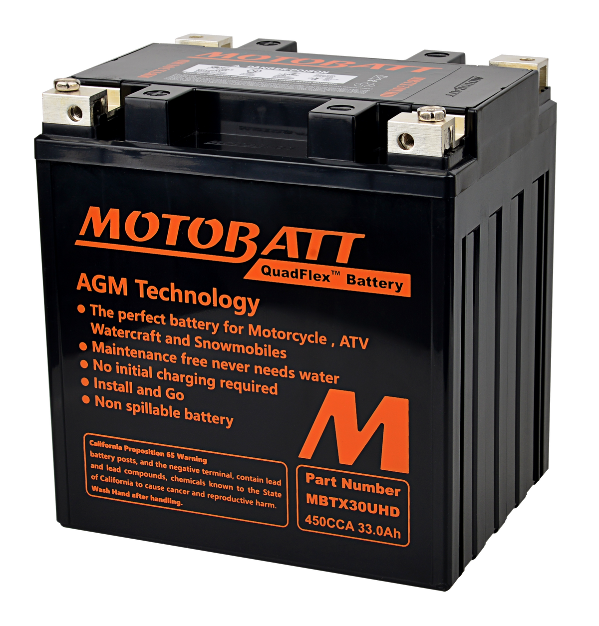 Motobatt Battery MBTX30U(HD) Sealed Factory Activated