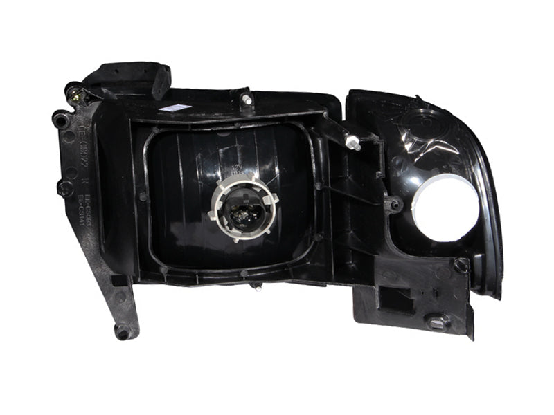 Faros delanteros de cristal de color negro para Dodge Ram ANZO 1994-2001