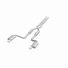 Cargar imagen en el visor de la galería, MagnaFlow 11-12 Dodge Charger SRT-8 Hemi Dual Split Rear Exit Stainless Cat-Back Performance Exhaust