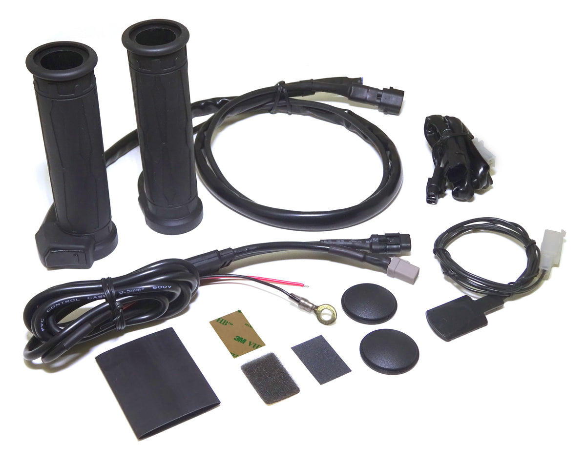 KOSO Apollo Heated Grip KIT w/Heated Throttle Warmer (AX073210)