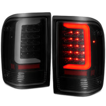 Cargar imagen en el visor de la galería, ANZO 1993-1997 Ford  Ranger LED Tail Lights w/ Light Bar Black Housing Smoked Lens