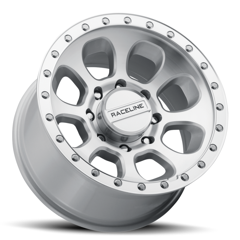 Raceline 961MC Bolt 17x9in / 8x165.1 BP / -12mm Offset / 130.81mm Bore - Machined Cc