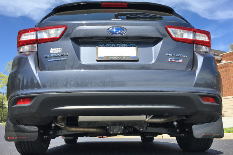 Rally Armor 17-22 Subaru Impreza Black UR Mud Flap w/ Silver Logo