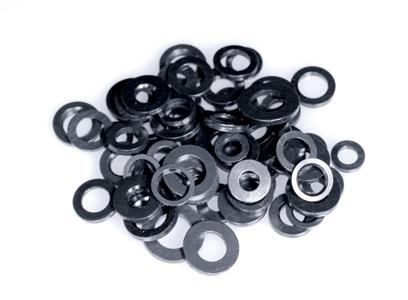 ARP 3/8inID 3/4inOD Black Washer - 2 Pack