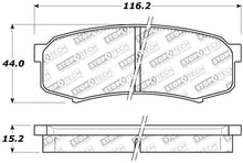 Cargar imagen en el visor de la galería, StopTech Performance 96-09 Lexus GX 470/LX 450/LX 470/LX 570 Rear Brake Pads