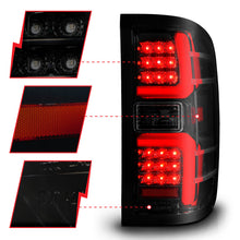 Cargar imagen en el visor de la galería, ANZO 15-19 Chevrolet Silverado 2500 HD/3500 HD LED Taillight w/ Sequential Black Housing/Smoke Lens