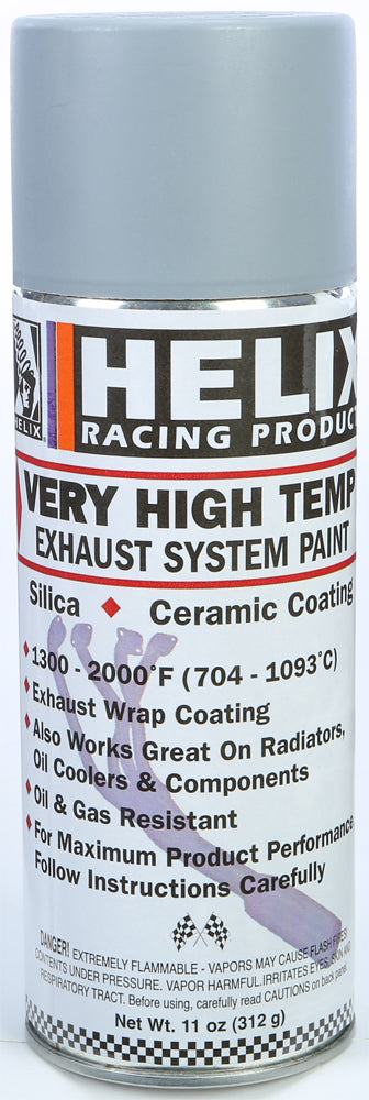 Helix Very High Temp Exhaust System Paint Grey Primer 11OZ (165-1000)