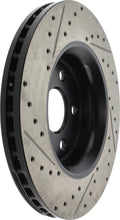 Cargar imagen en el visor de la galería, StopTech 11-12 Dodge Durango Sport Drilled &amp; Slotted Front Passenger-Side Brake Rotor