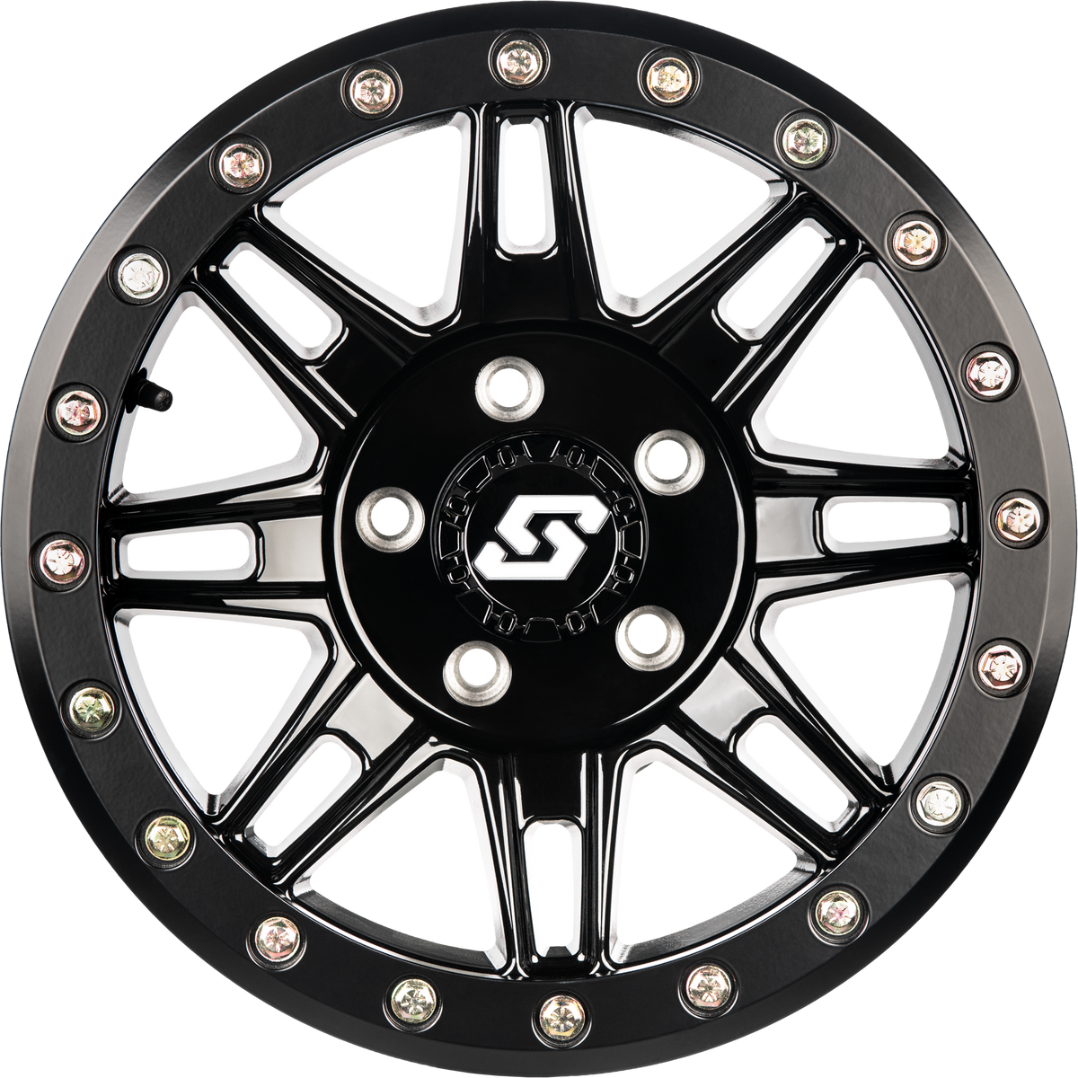 Sedona Clutch Bdlk Wheel 15X7 6/5.5 +72MM BLK (A-S24B-56560+72)