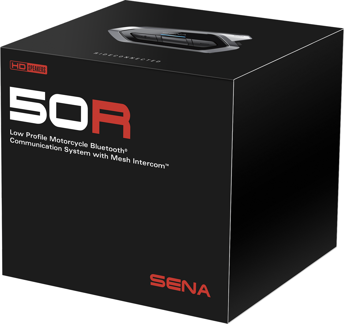 SENA 50R HD Bluetooth Comm System with Mesh Intercom Single (50R-02)