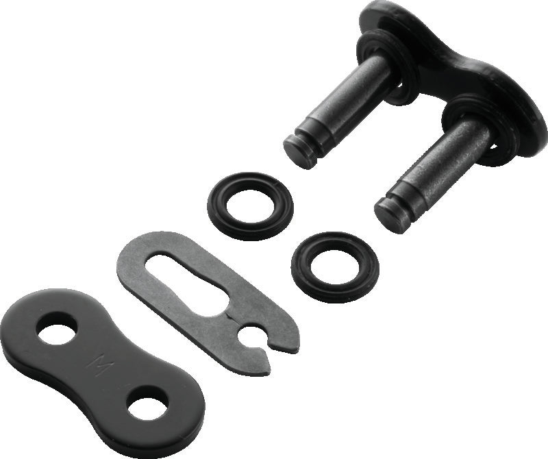 BikeMaster 525 BMXR X-Ring Clip Master Link — Black Motorcycle Chain Link