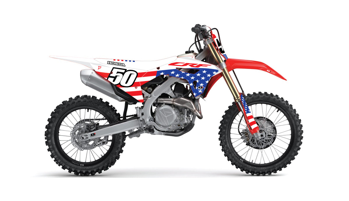 D-COR Comp KIT USA Honda CRF250R/450R WHT BG (20-10-301)