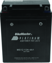 Load image into Gallery viewer, BikeMaster AGM Battery - MS12-12A-4A1