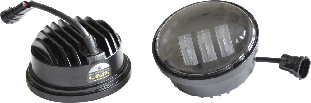 Pathfinder 4.5" LED Passing Lamps Black High Definition (HDPL2B)