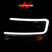 Cargar imagen en el visor de la galería, ANZO 99-04 Jeep Grand Cherokee Crystal Headlights - w/ Light Bar Black Housing