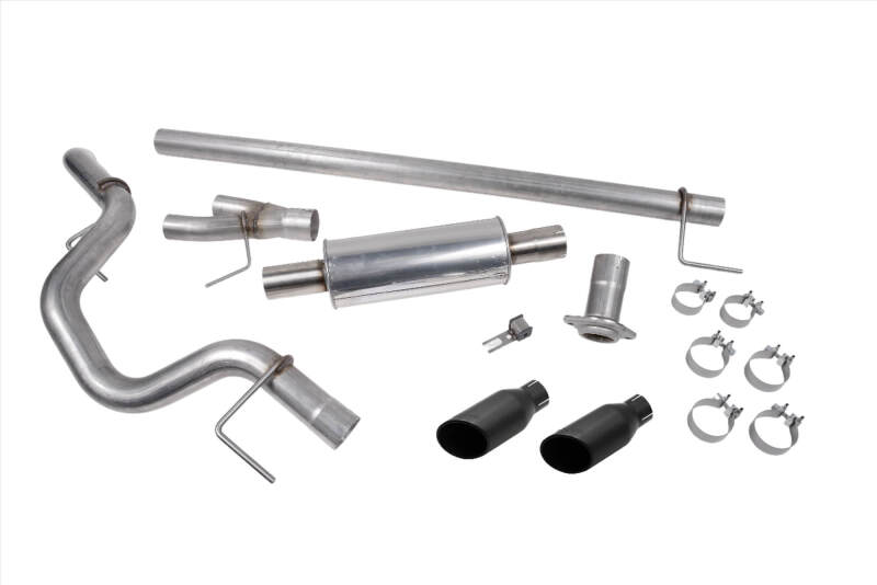 Roush 5.0L V8 Side Exit Catback Performance Exhaust System w/ Black Tips — Fits 2021-2024 Ford F-150