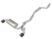 Cargar imagen en el visor de la galería, aFe POWER Takeda 2021 Toyota Supra 2.0L (t) 2.5in-3in 304 SS CB Exhaust w/ Carbon Tips