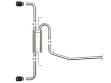 Cargar imagen en el visor de la galería, aFe POWER Takeda 19-21 Toyota RAV4 L4-2.5L 304SS CB Exhaust w/ Black Tips