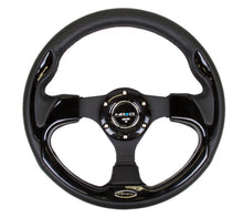 Cargar imagen en el visor de la galería, NRG Reinforced Steering Wheel (320mm) Blk w/Gloss Black Trim