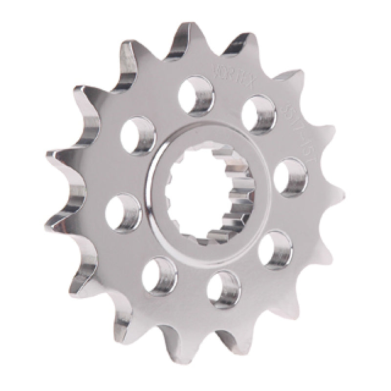 Vortex Racing Steel Front Sprocket 520 17 Tooth - Silver