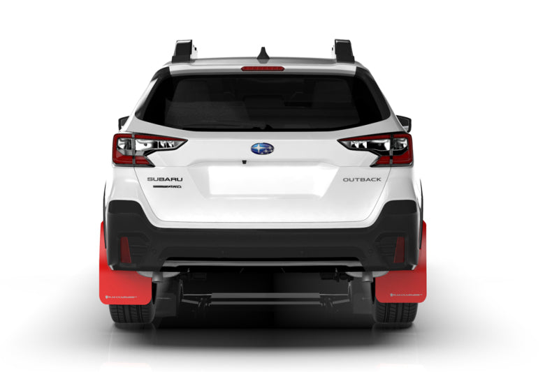 Rally Armor 20-22 Subaru Outback Black UR Mud Flap w/ Grey Logo