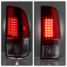 Cargar imagen en el visor de la galería, Luces traseras LED Spyder Ford F150 laterales 97-03/F250/350 Duty 99-07 rojas transparentes ALT-YD-FF15097-LED-RC