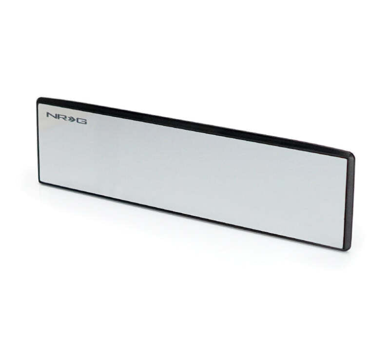 NRG 270mm Wide Panorama Clip-on Rearview Mirror - Flat w/ White Tint — Universal Fit