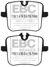 Cargar imagen en el visor de la galería, EBC 2018+ BMW M5 4.4TT (F90) Yellowstuff Rear Brake Pads