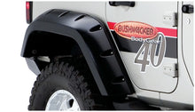 Cargar imagen en el visor de la galería, Bushwacker 07-18 Jeep Wrangler Unlimited Max Pocket Style Flares 2pc Extended Coverage - Black