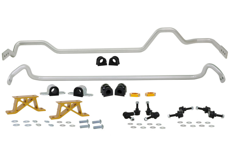 Whiteline 24mm Front & Rear Sway Bar Kit w/ Mounts — Fits 2004-2006 Subaru Impreza WRX STI