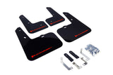 Rally Armor 12-18 Hyundai Veloster Black UR Mud Flap w/ Red Logo