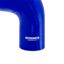 Cargar imagen en el visor de la galería, Mishimoto Silicone Reducer Coupler 90 Degree 2in to 3in - Blue