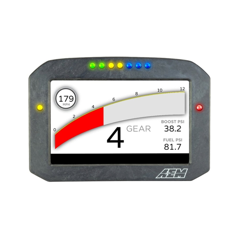 AEM CD-7G Carbon Flush Digital Dash Display w/ Internal 20Hz GPS